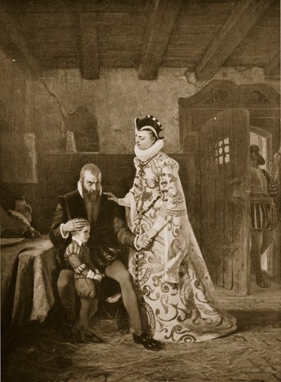 Karin Mansdatter Visits Erik XIV in Prison by Edward Perseus